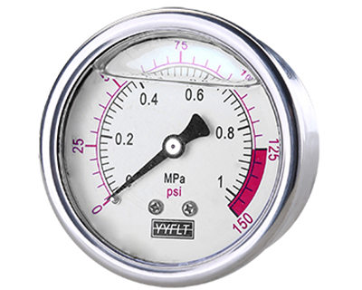 2.5寸充油耐震壓力表軸向YN60Z-1.0Mpa